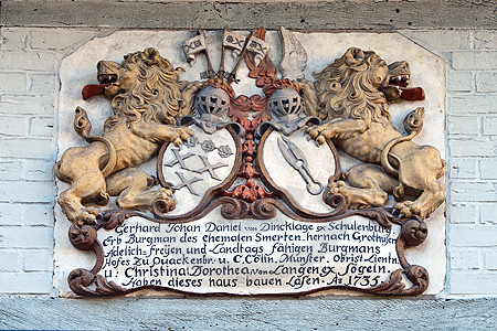 Dincklage-Wappen am Grothaus'scher Hof