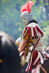 Römischer Reiter mit Maske