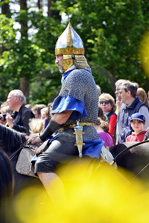 Römischer Reiter mit Helm