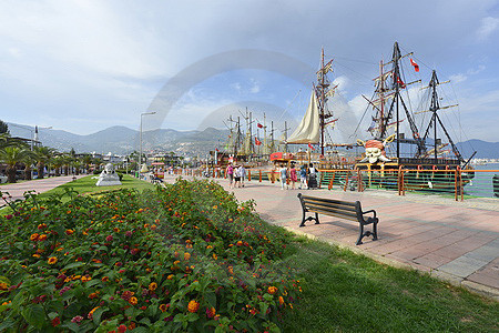 Hafenpromenade in Alanya