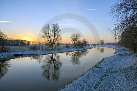 Winterlandschaft in Hamm