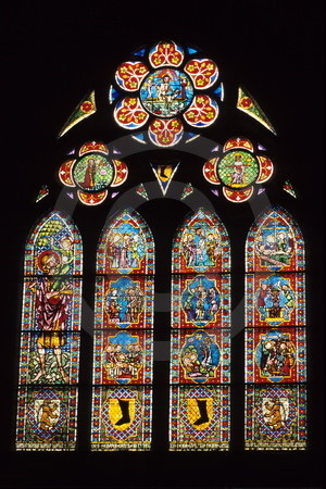 Fenster im Freiburger Münster