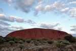 Der Uluru im Morgenlicht