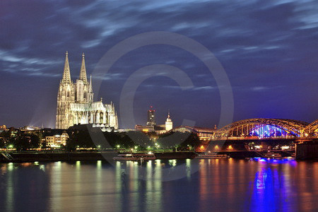 Abendstimmung in Köln