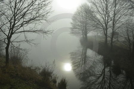 Nebelstimmung im Haselünner See