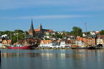 Flensburger Altstadt mit Hafen