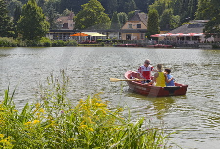 Ruderboot auf dem Charlottensee