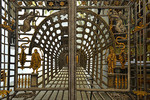 Perspektivisches Gitter im Dom St. Peter